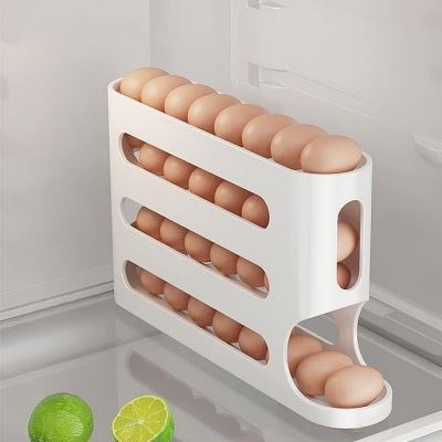 Rangement oeufs - RollingEggRack™ - Beige - artrangement