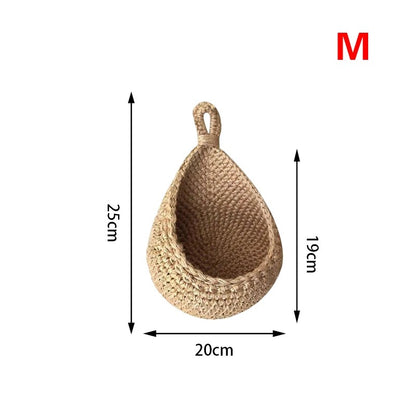 Paniers de Rangement Muraux en corde de Coton
