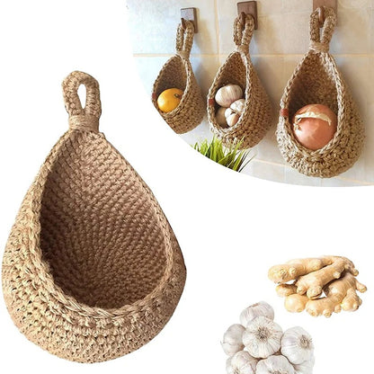 Paniers de Rangement Muraux en corde de Coton