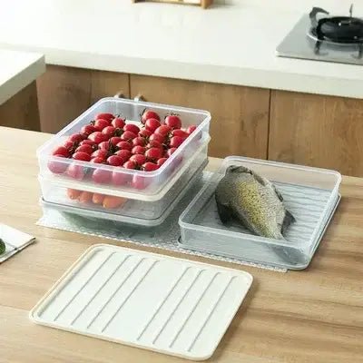 Boîte de rangement - FoodSaverBox™ - Carré blanc - artrangement