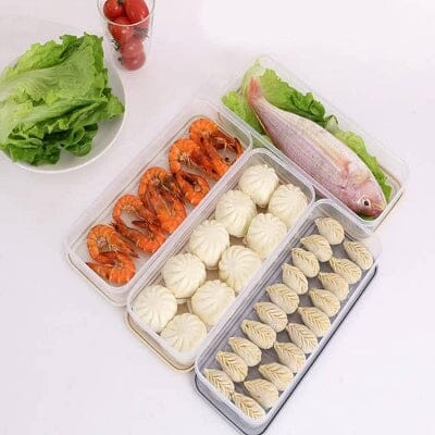 Boîte de rangement - FoodSaverBox™ - Rectangle blanc - artrangement