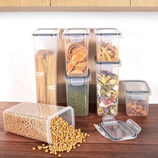 Boite rangement alimentaire | 7 boites Hermétique - L'Art du Rangement