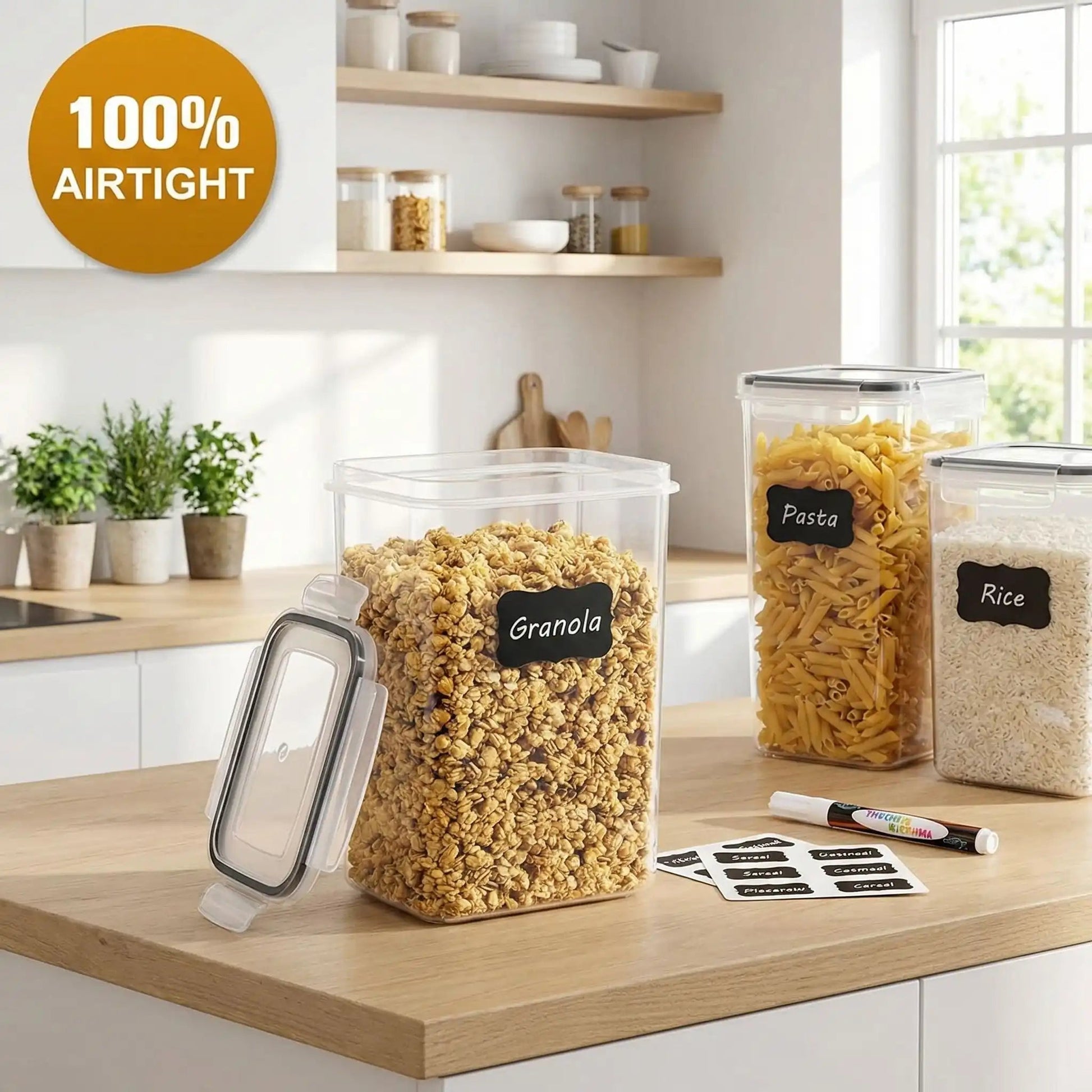 Boite rangement alimentaire | 7 boites Hermétique - L'Art du Rangement