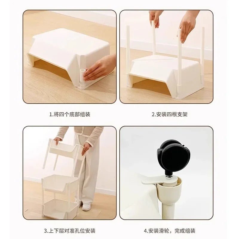 Chariot cuisine rangement | Slim Solution - L'Art du Rangement