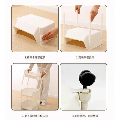 Chariot cuisine rangement | Slim Solution - L'Art du Rangement