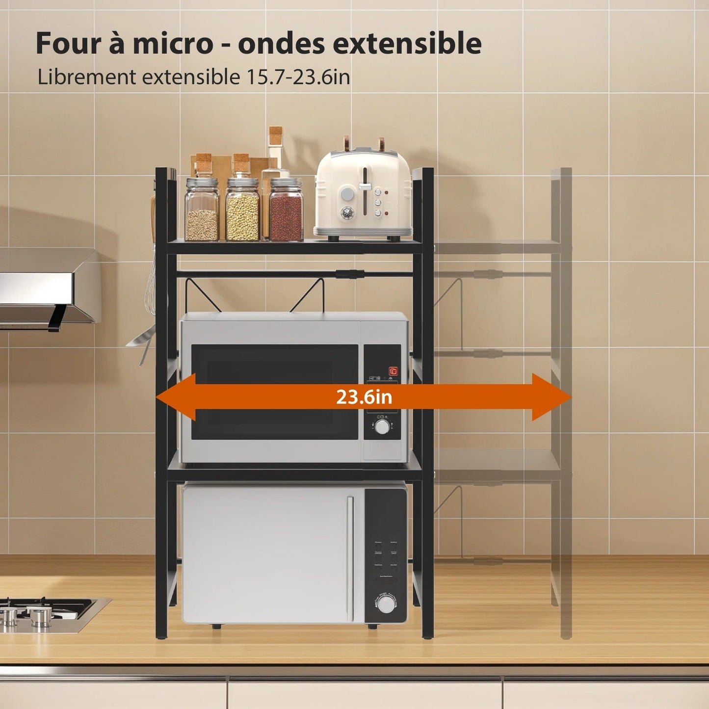 étagère rangement cuisine - Maxispace - L'Art du Rangement