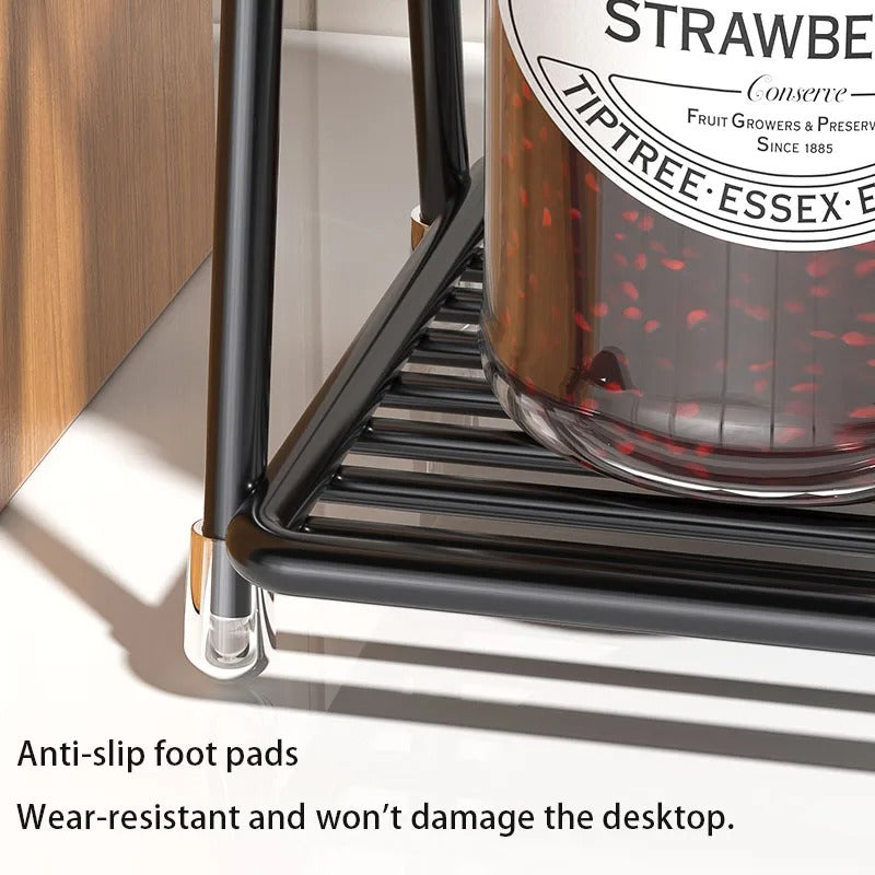 rangement cuisine | Double étages