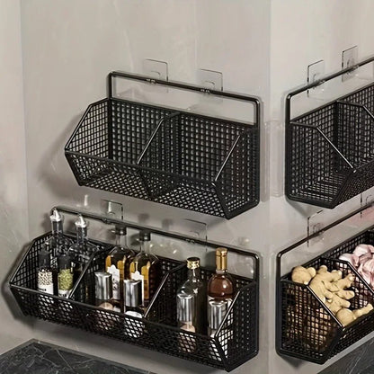 Panier Rangement Cuisine à Compartiments | OrganiFresh - L'Art du Rangement