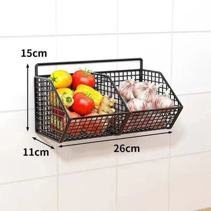 Panier Rangement Cuisine à Compartiments | OrganiFresh - L'Art du Rangement