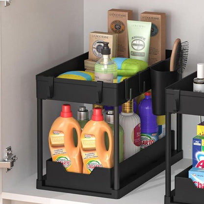 Rangement cuisine sous évier | Ajustable