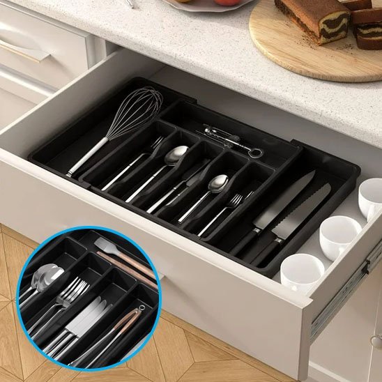 Range couvert | Élégance Optimale - L'Art du Rangement