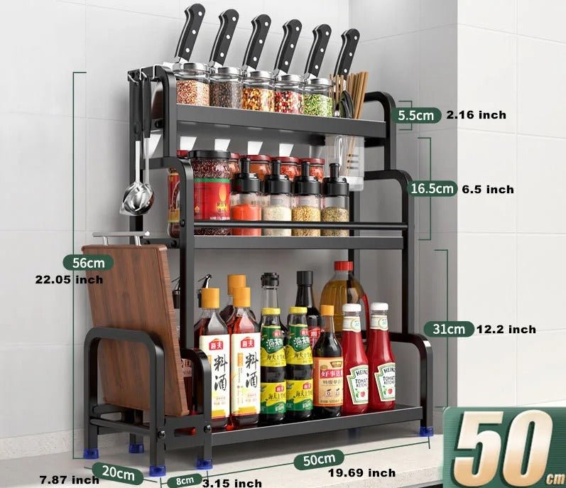 Rangement cuisine épices | Modulable - L'Art du Rangement