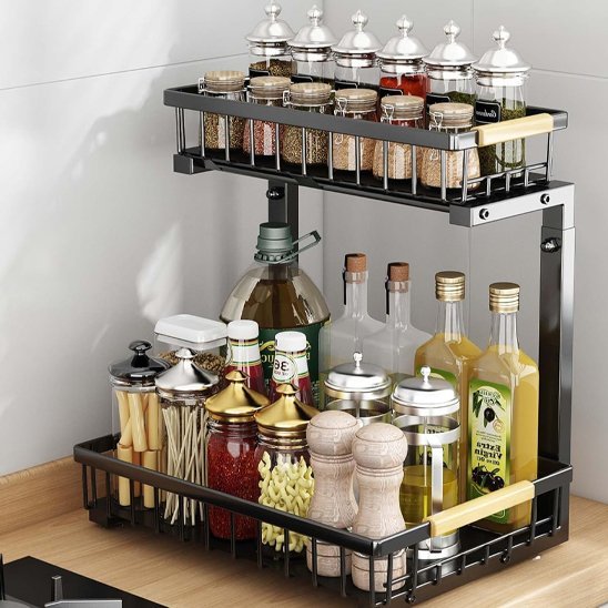 Rangement cuisine - sous evier | Modulable - L'Art du Rangement