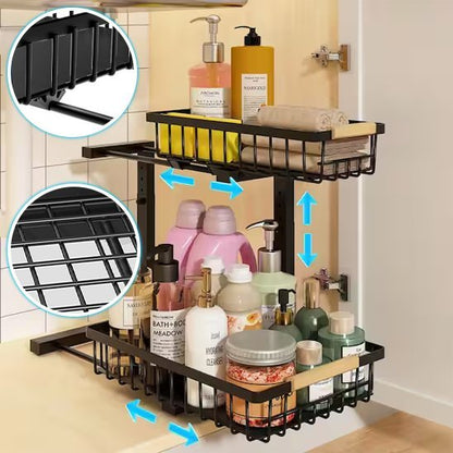 Rangement cuisine - sous evier | Modulable - L'Art du Rangement