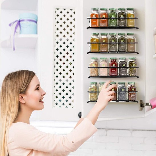 Rangement epices mural | Élégance Pratique - L'Art du Rangement