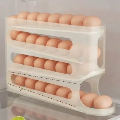 Rangement oeufs - RollingEggRack™ - Beige - artrangement