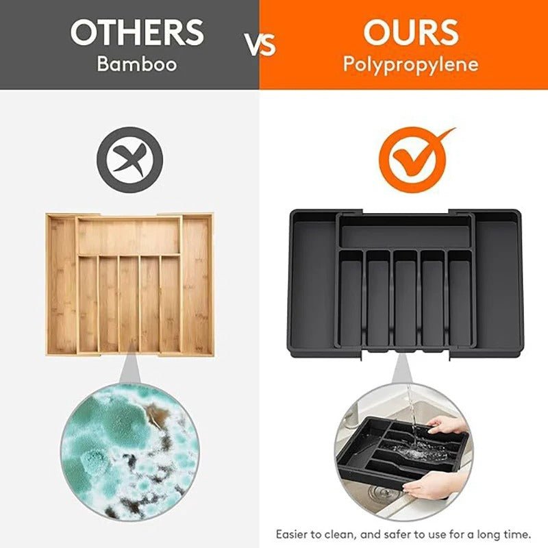 rangement placard cuisine - range couvert | Élégance Optimale - L'Art du Rangement