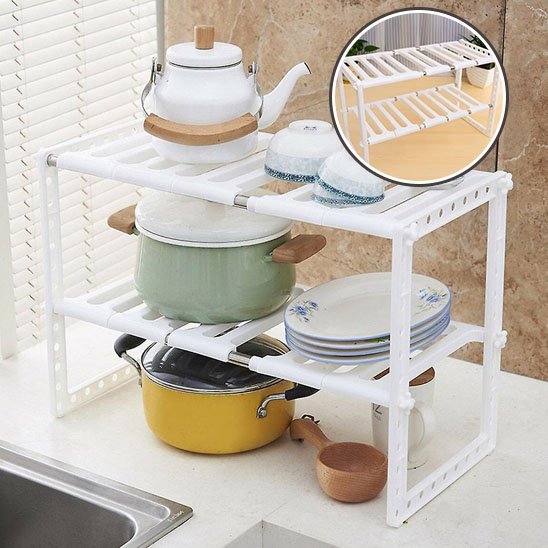 Rangement sous évier | Ajustable Kitchen - L'Art du Rangement