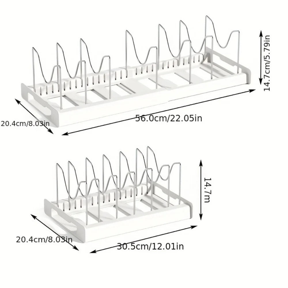 Support de rangement ustensiles cuisine pliable | DuraPro - L'Art du Rangement